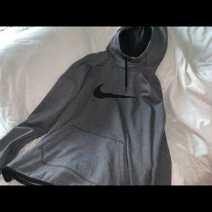 Grey Nike High Neck Sweatshirt